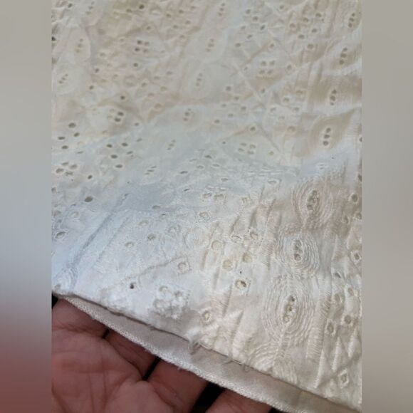 Current Elliot White Eyelet 100% cotton Dress Size 1 (Small) EUC - Picture 5 of 12